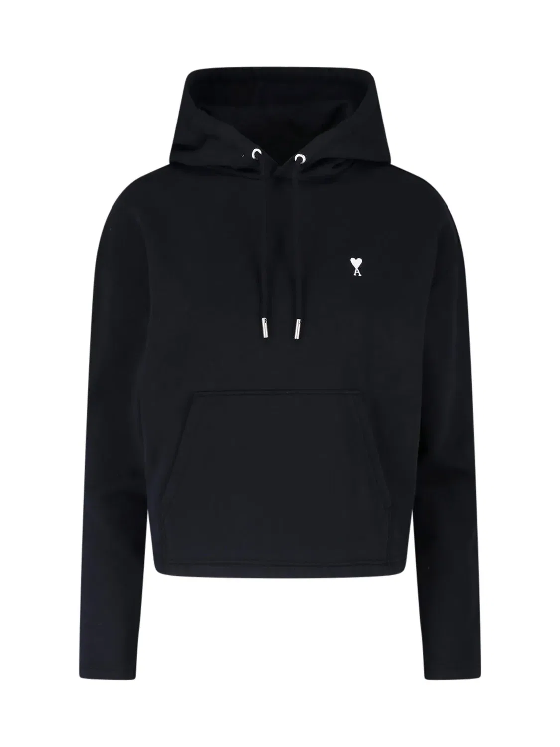 Черная укороченная толстовка Ami de Coeur Ami Paris, Black