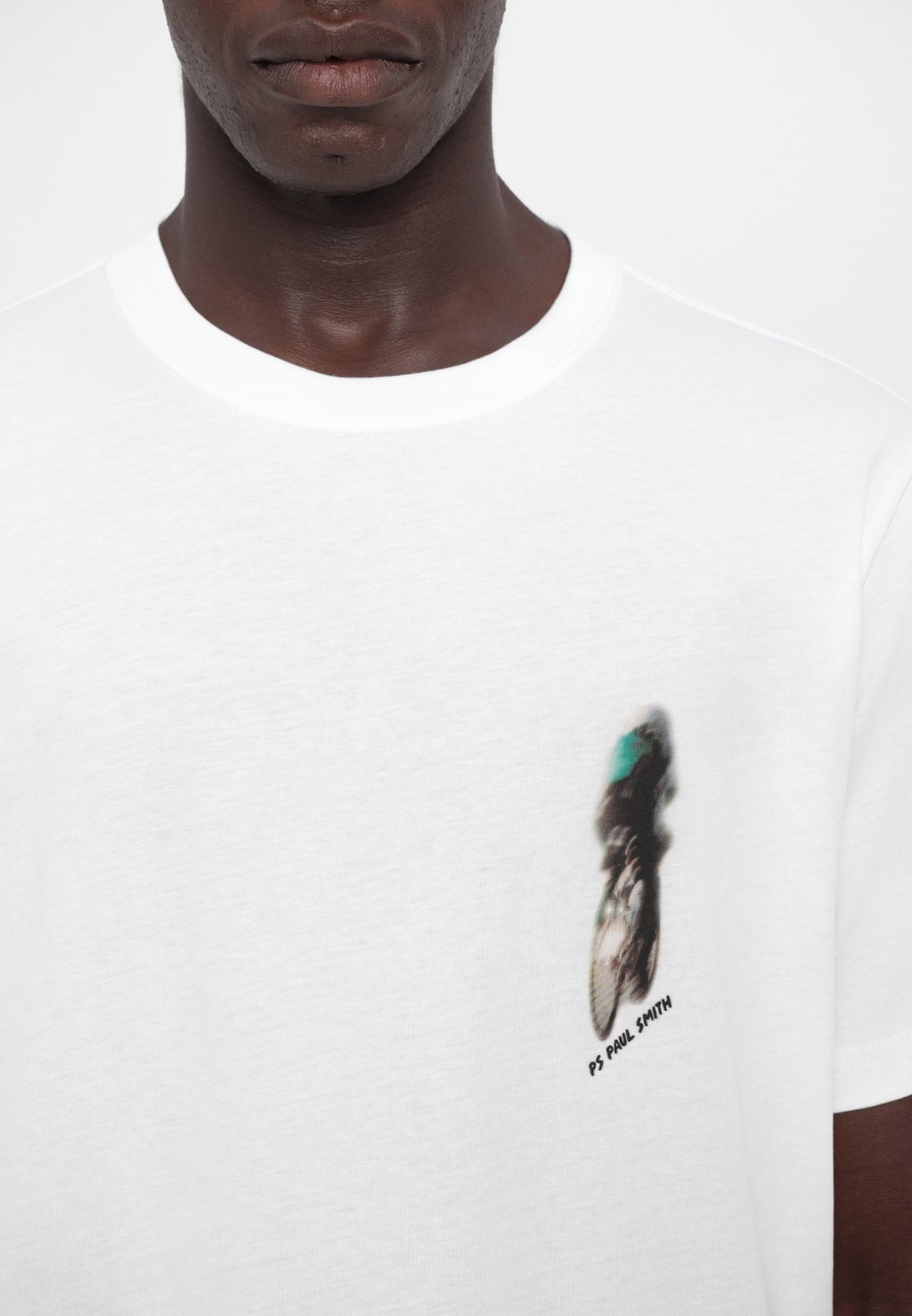 

Футболка с принтом CYCLIST SILHOUETTE PS Paul Smith, белый