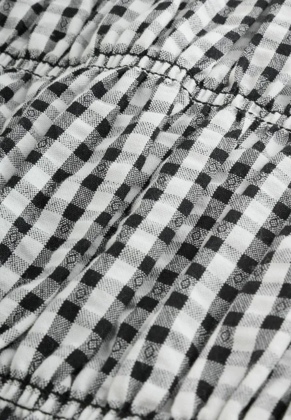 Блузка без рукавов прямого кроя со сборками Next, Monochrome — фото 4