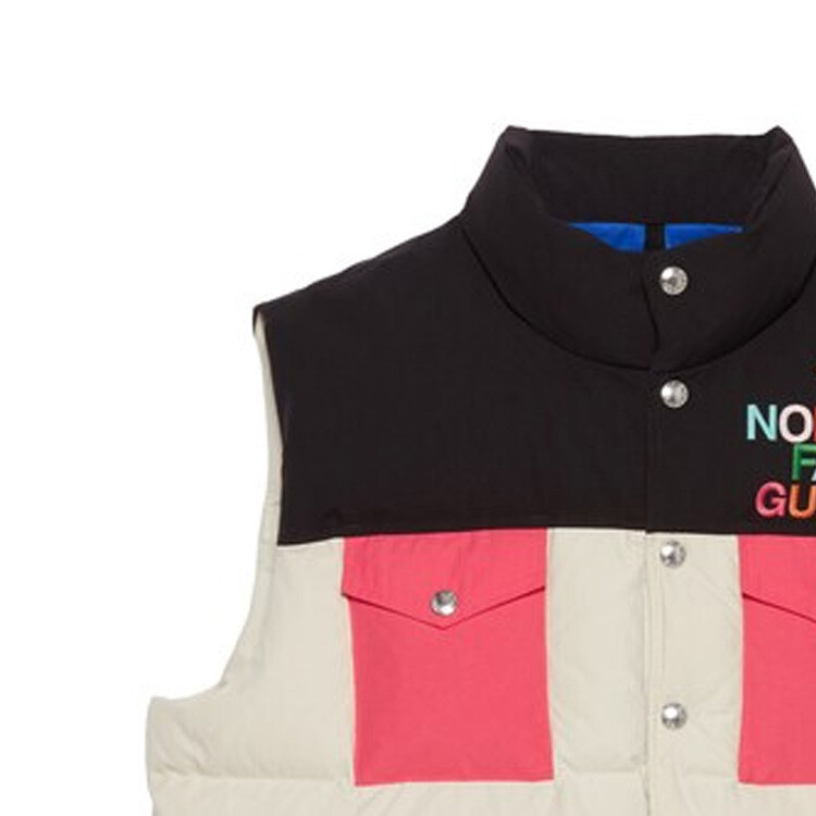 Жилет The North Face X женский, цвет слоновой кости, белый Gucci — фото 2