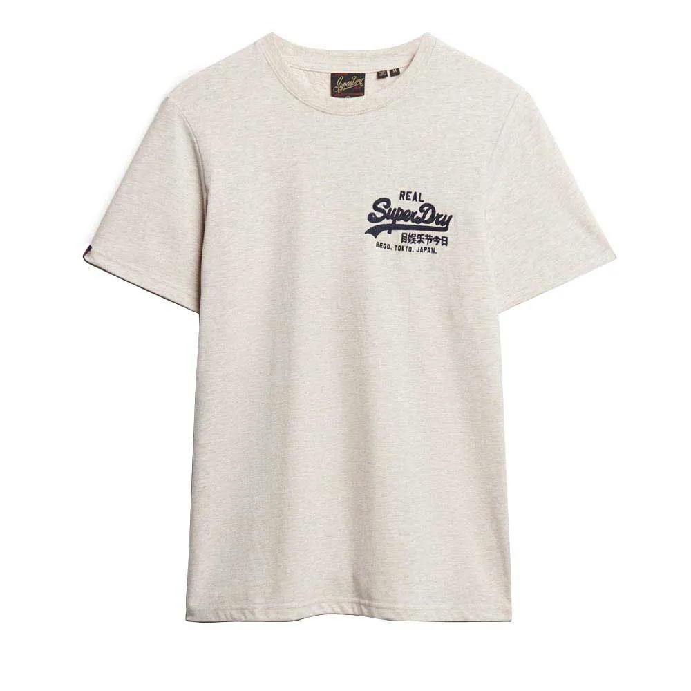 

Футболка с коротким рукавом Superdry Classic Vl Graphic, бежевый