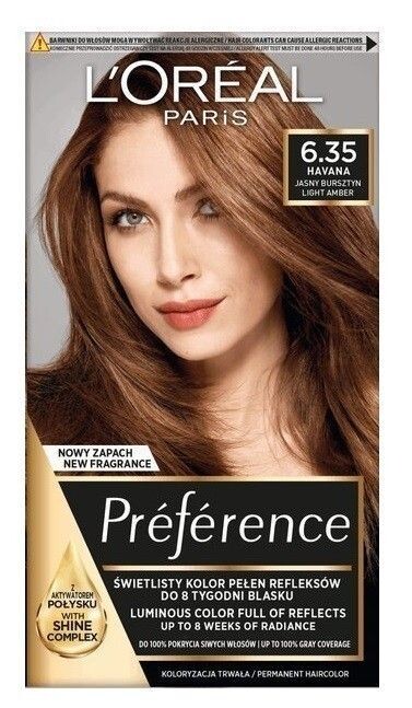 

L’Oréal Preference 6.35 Havana краска для волос, 1 шт.