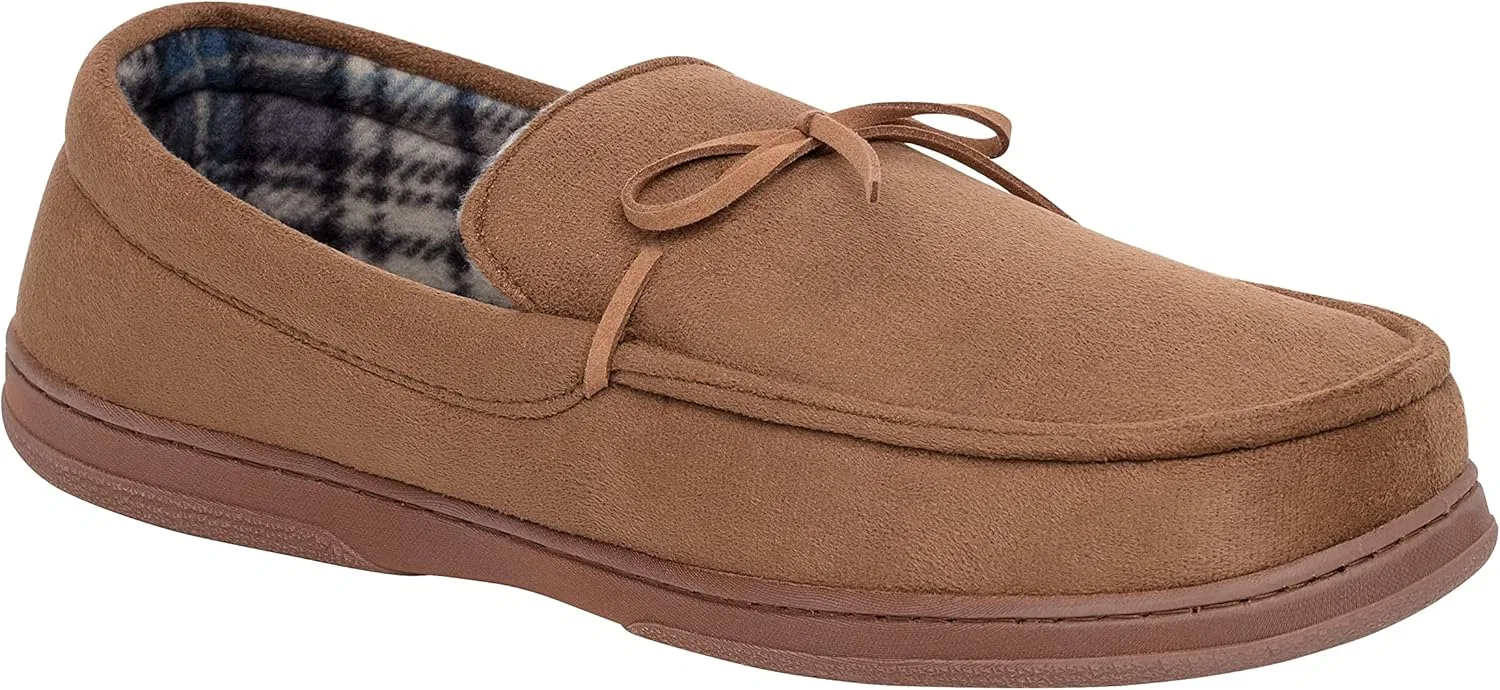 Тапочки из микро-замши, Van Heusen, коричневый — фото 3