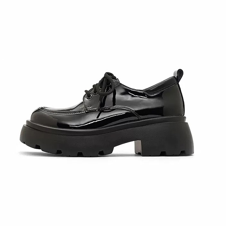NTOZE Женские повседневные туфли-лодочки черные матовые, цвет Black Matte — фото 2