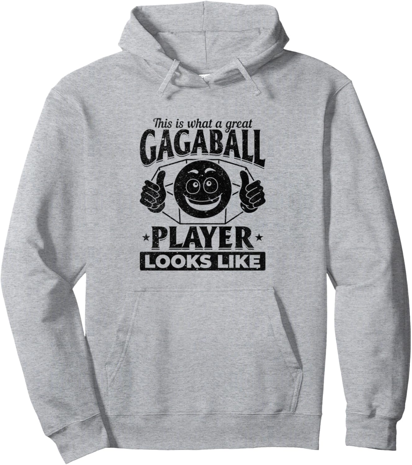

Funny Gagaball Player - Потрясающая толстовка с капюшоном Gagaball Player Gagaball Player Gaga Ball Game, серый
