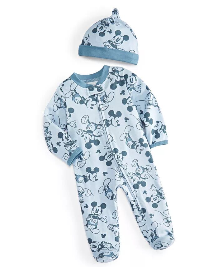

Комбинезон и шапка Baby Mickey Mouse Hooray, комплект из 2 предметов Disney, синий