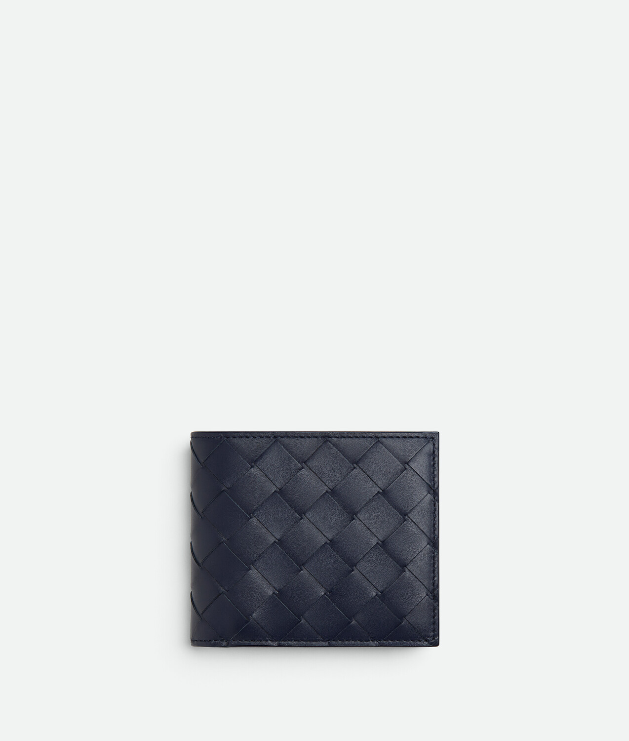 

Intrecciato bi-fold wallet with coin purse BOTTEGA VENETA, бездна/кипарис