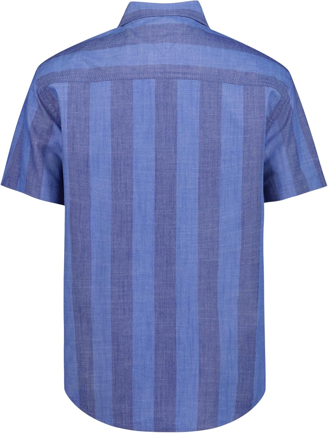 Рубашка Tommy Hilfiger Blue Skies с короткими рукавами для мальчиков (для детей старшего возраста), Awning Stripe Beaucoup Blue — фото 2