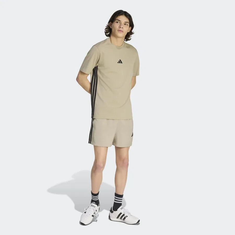 Футболка ADIDAS PERFORMANCE бежевого цвета