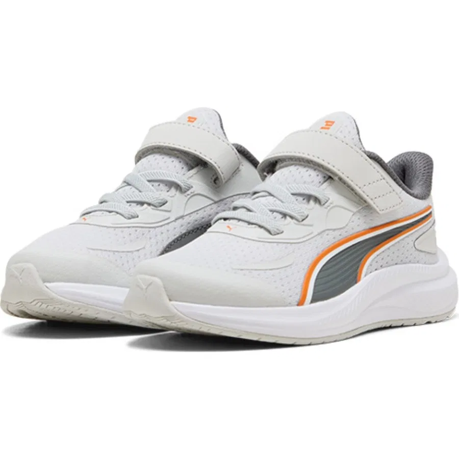 Детские кроссовки с эластичными шнурками Skyrocket Sneakers Puma, Серо-белый — фото 3