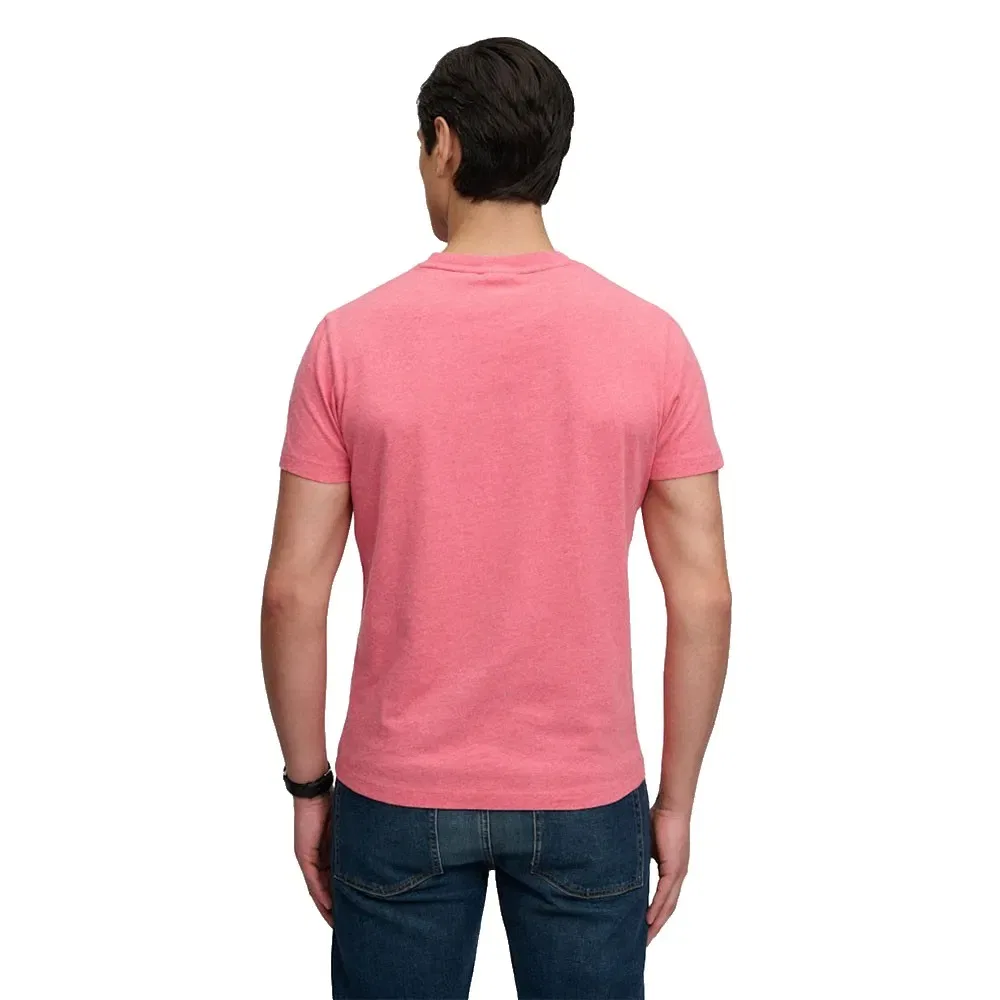 Футболка с коротким рукавом с вышивкой логотипа Essential SDCO Superdry, розовый — фото 2