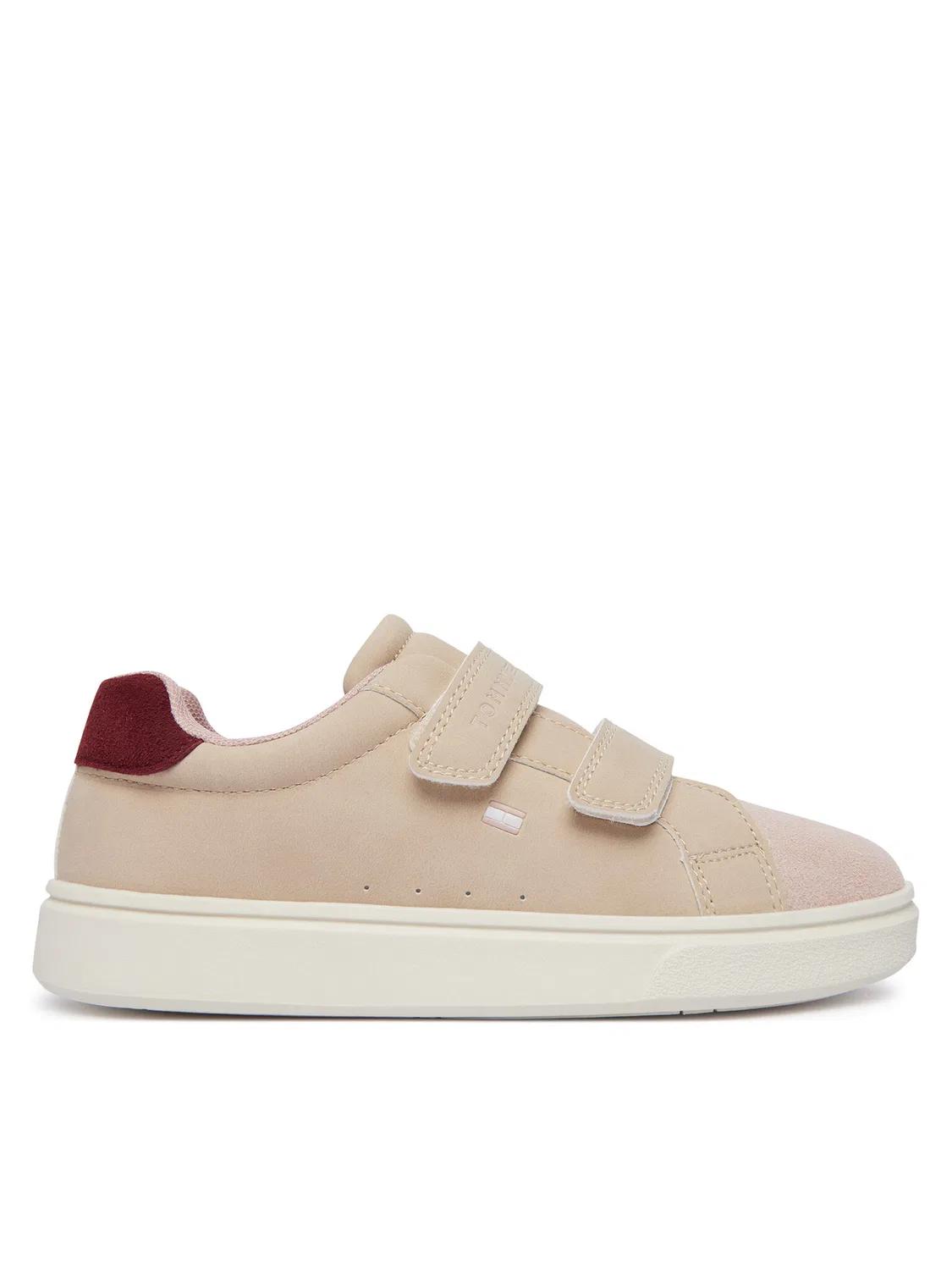 Кроссовки для девочки Low Cut Velcro Sneaker Tommy Hilfiger, светло-бежевый