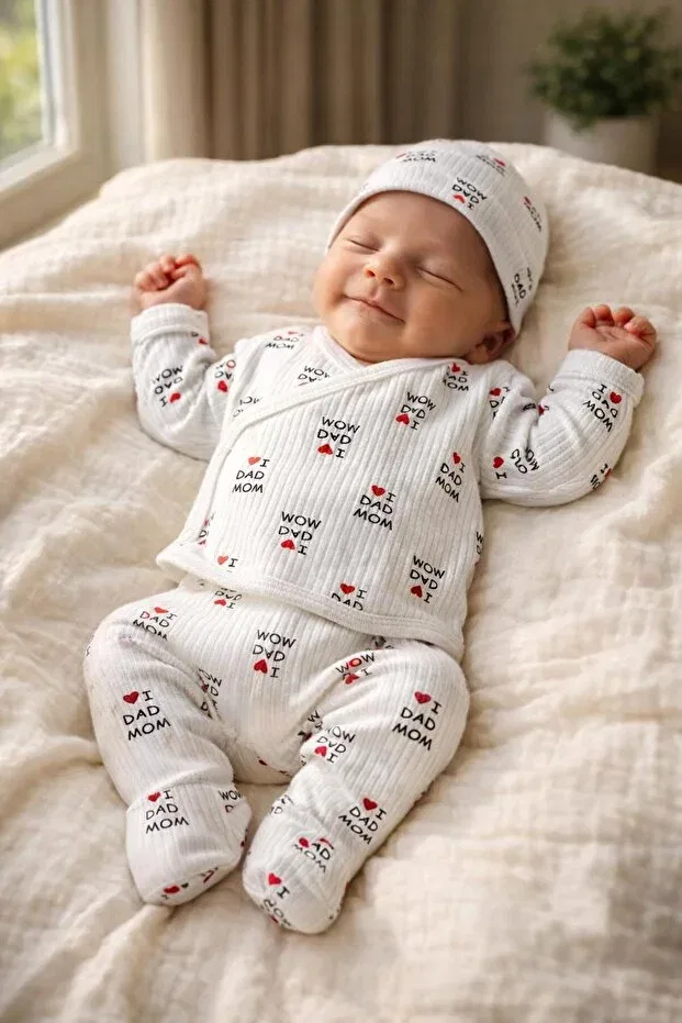 Детский комплект боди для новорожденных 7 предметов Bys Baby Fashion, White