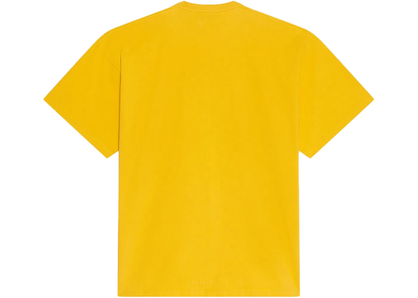 Мужская футболка оверсайз Balenciaga x The Simpsons, Yellow — фото 2