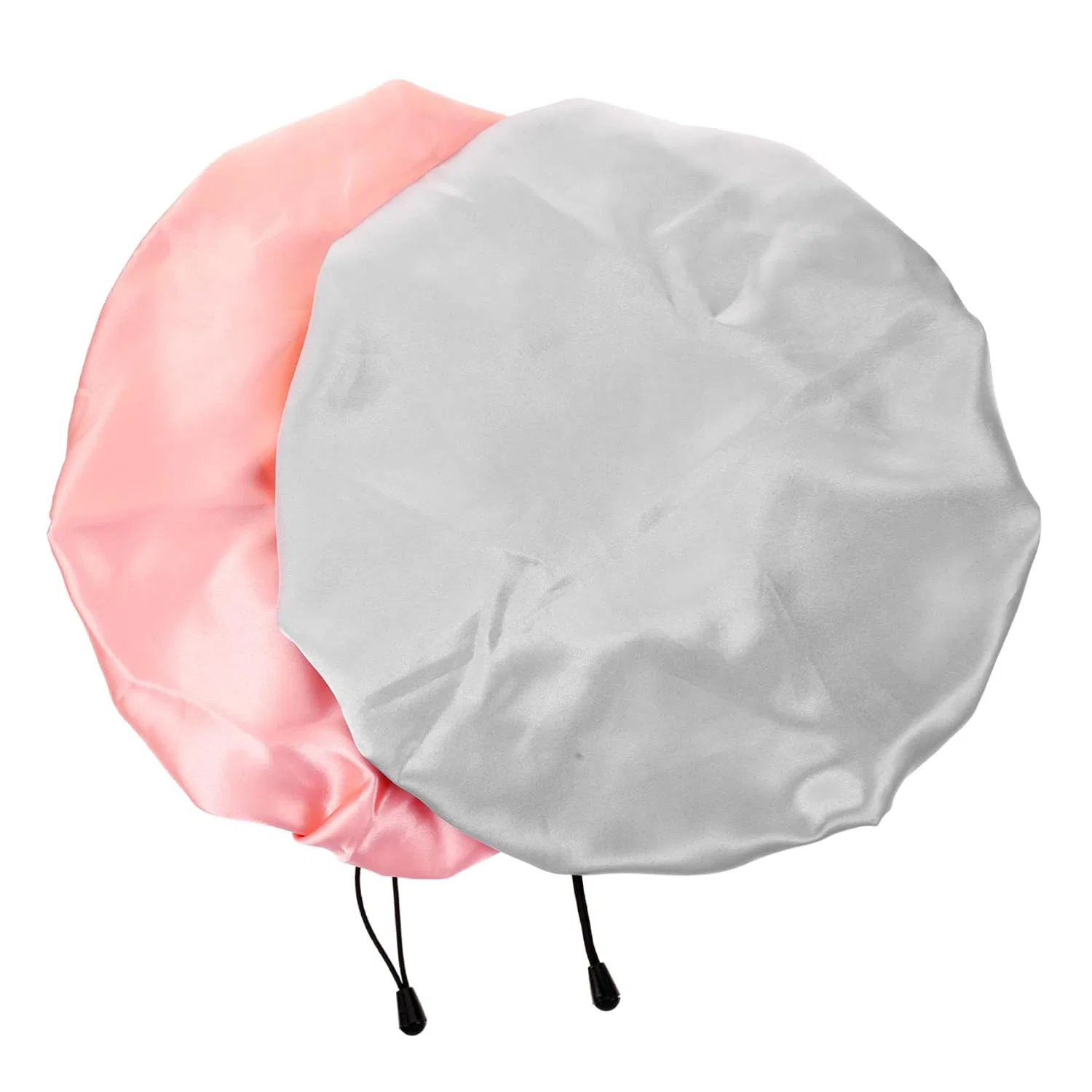 Двойная сатиновая шапочка для душа Healeved, 4 шт, 34x34x0.6 см, Rosa Grau — фото 3