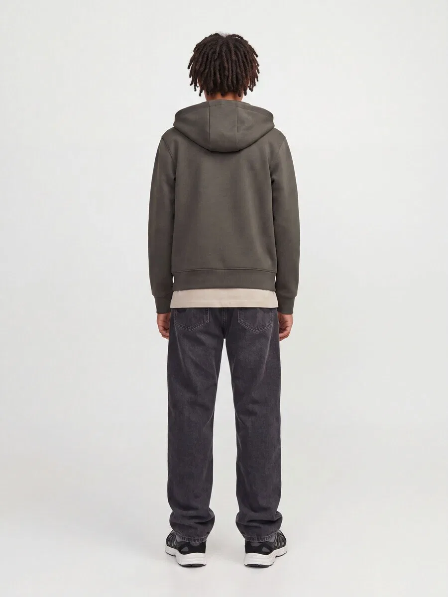 Джинсы Jack & Jones Junior Baggy Jeans 'JJIAlex JJOriginal' из черного денима — фото 4