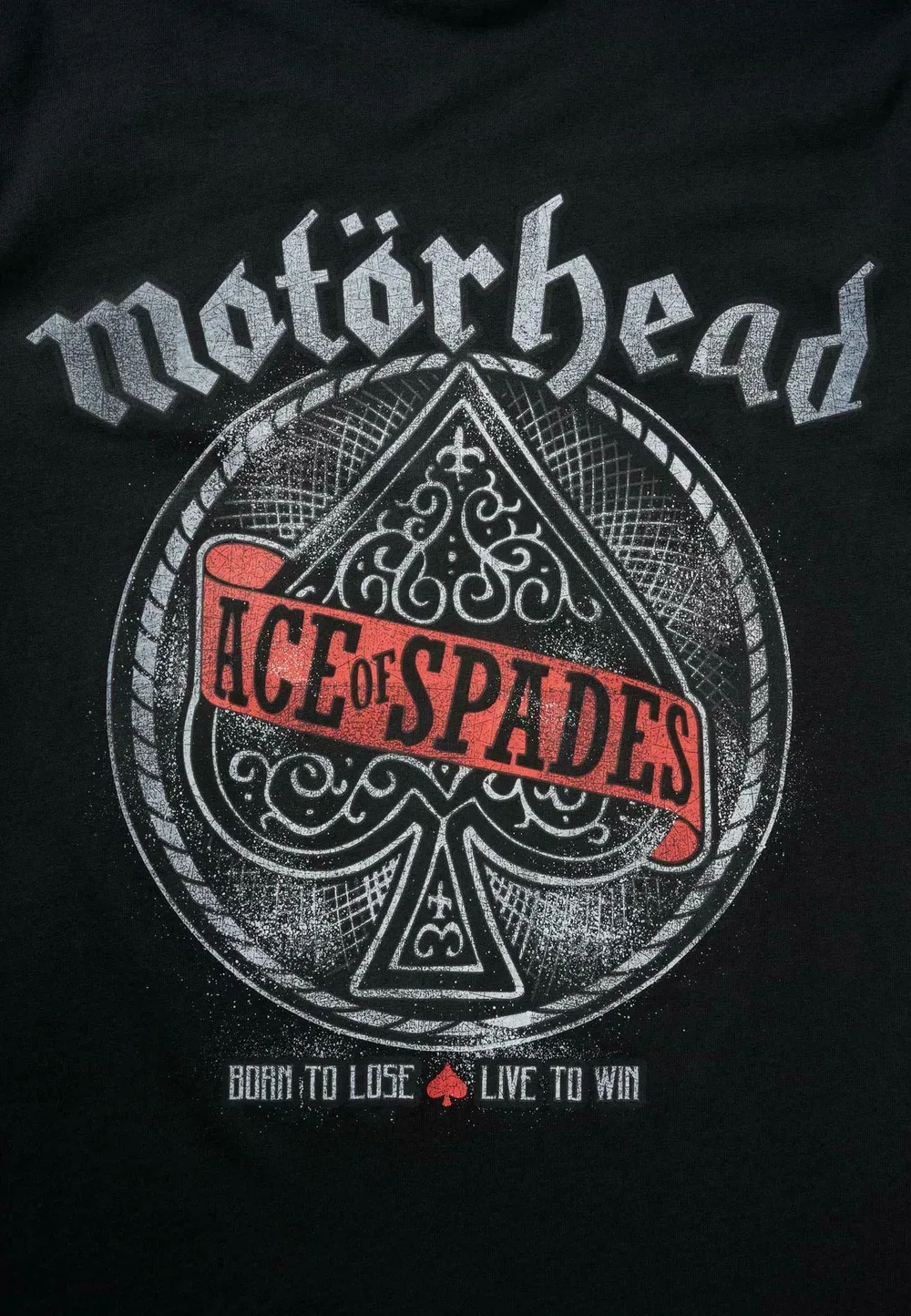 Футболка с принтом "Туз пик" группы Motörhead Brandit, Black — фото 2