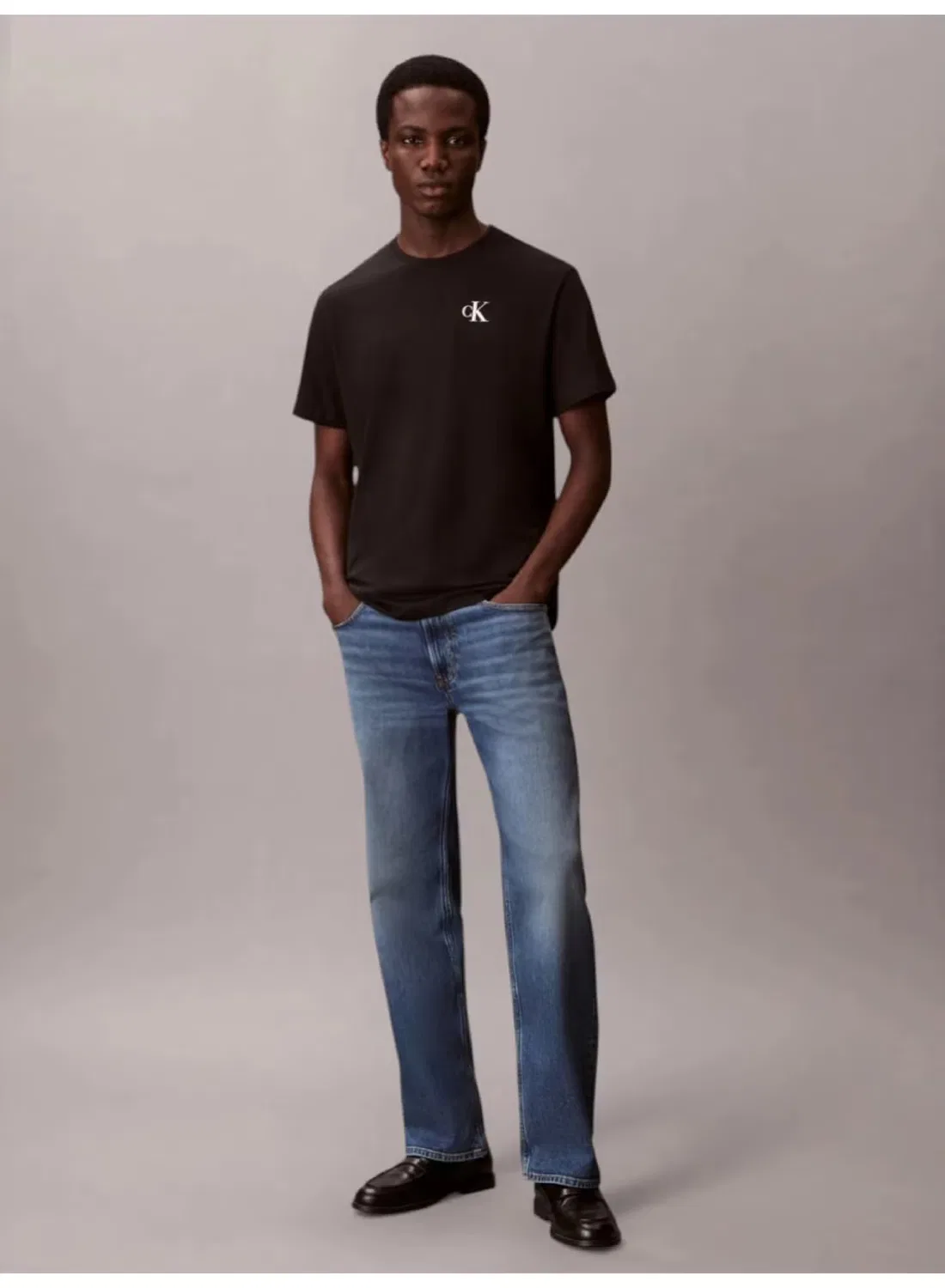 Футболка с принтом на спине Calvin Klein, черный — фото 2