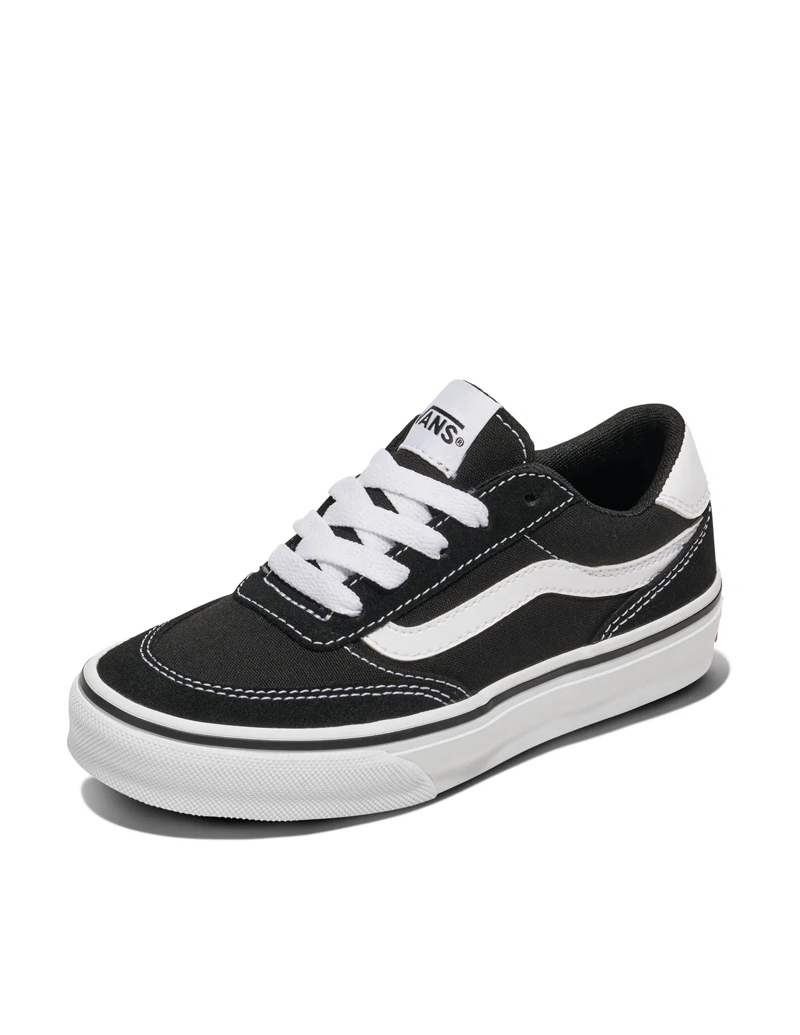 Детские кроссовки для мальчиков на шнуровке Brooklyn Ls Vans, Black White