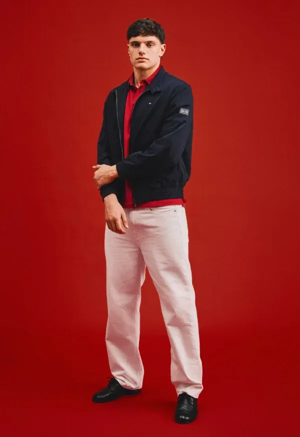 Брюки джинсовые Relaxed river garment dyed Tommy Hilfiger, белый
