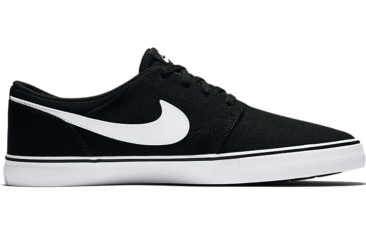 Кроссовки Nike SB Solarsoft Portmore 2, черный/белый — фото 2