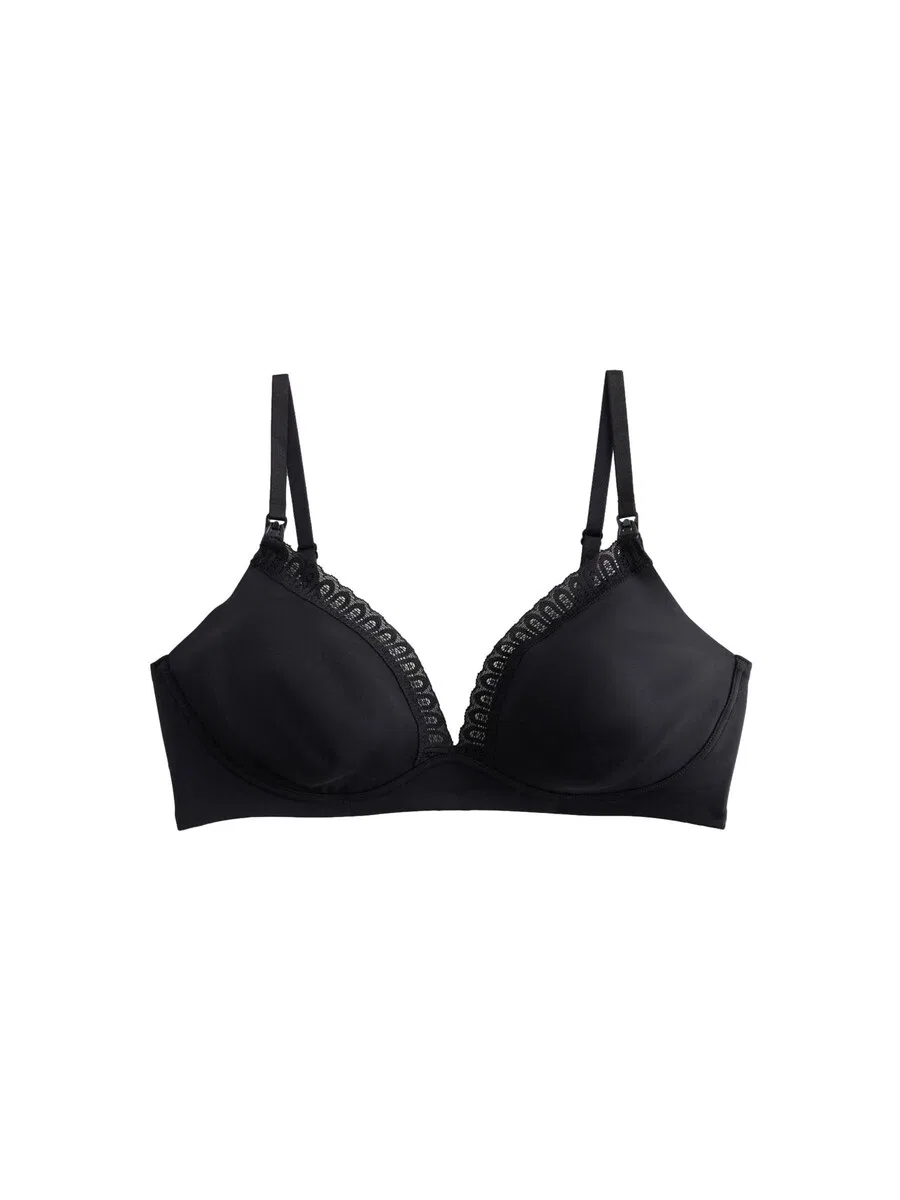Бюстгальтер для кормления Next T-shirt Nursing Bra 'Motionflex' черного цвета