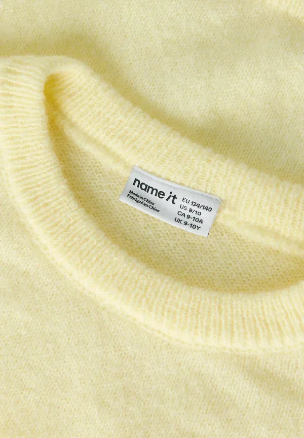 Джемпер с вязаным узором Knitted 3/4 sleeves - jumper Name It, Pear Sorbet — фото 3