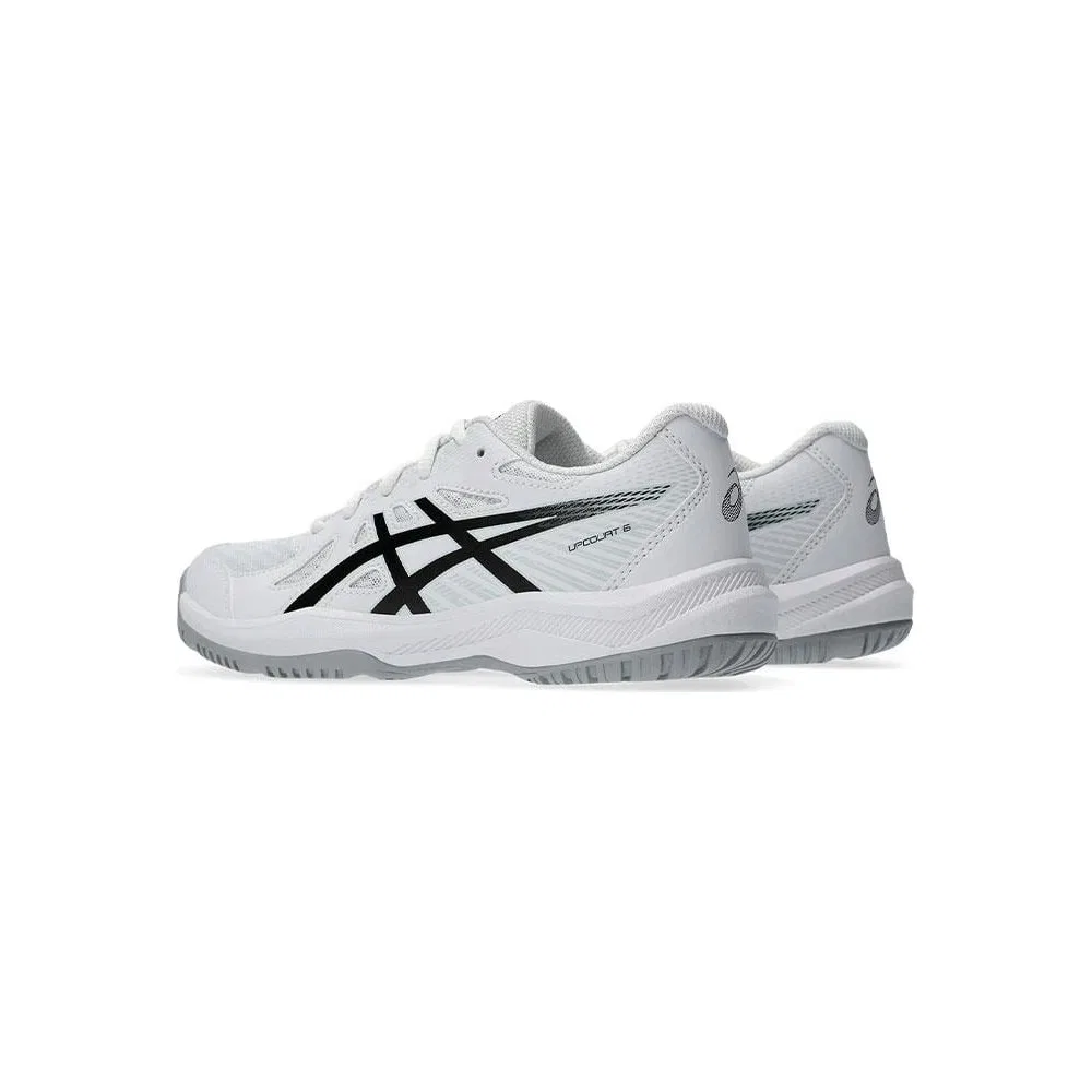Детские кроссовки для волейбола с дышащей сеткой Upcourt 6 Gs Asics, Белый — фото 4