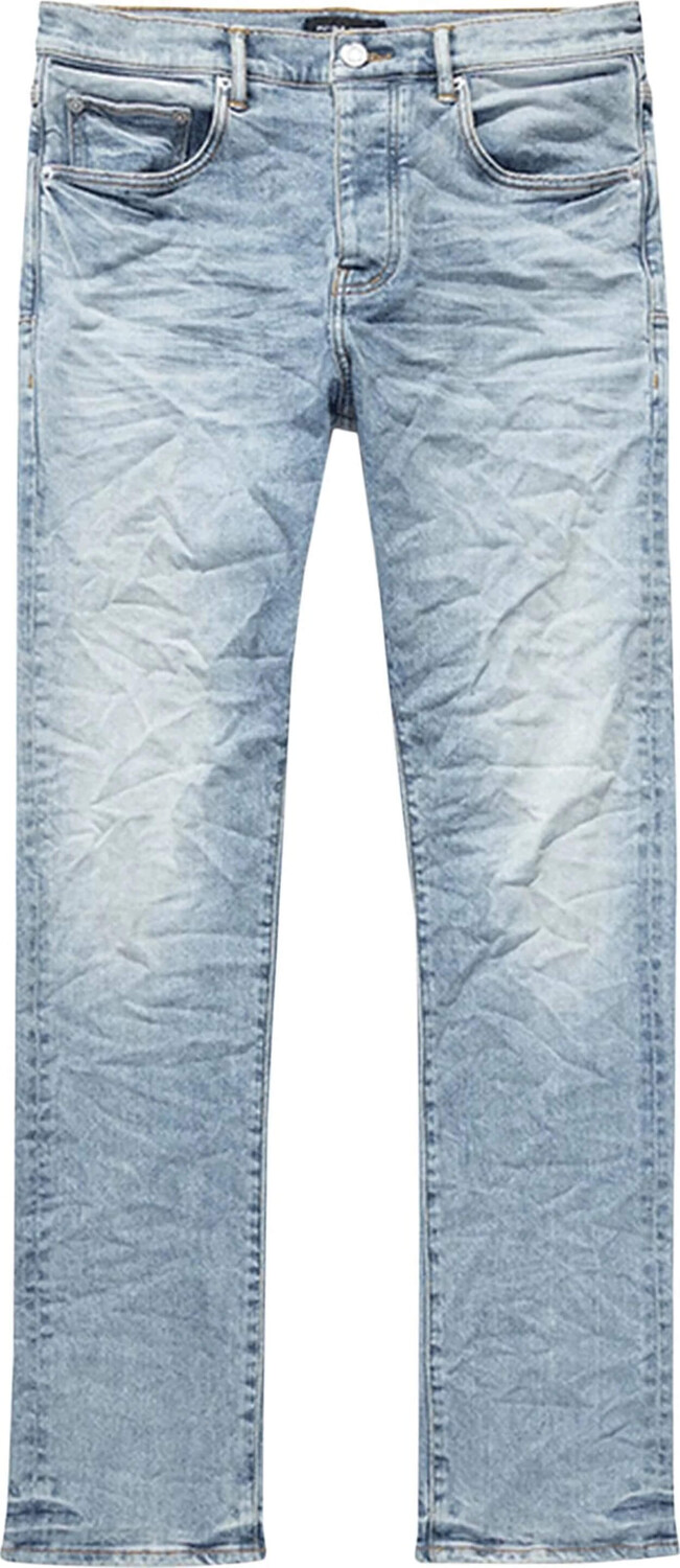 

Джинсы PURPLE BRAND Mid Rise Straight, выцветший деним
