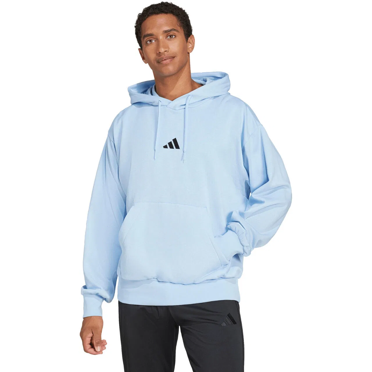 Мужское худи с капюшоном и кенгуру-карманом Essentials Feelcozy Adidas, Blau