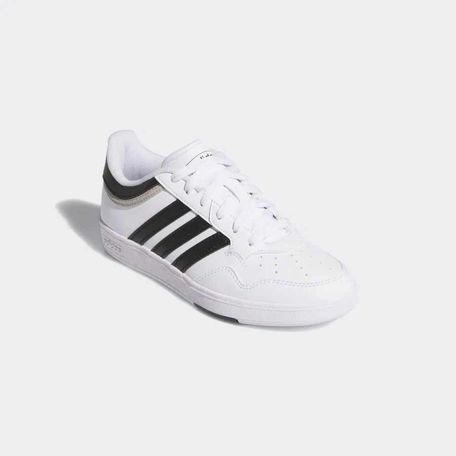 Кроссовки с синтетическим верхом Hoops 4.0 adidas, Бело-черно-серый — фото 3