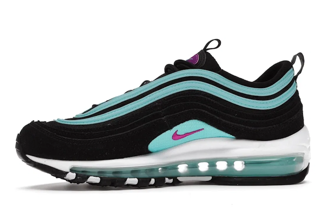 Детские кроссовки Lifestyle Nike Air Max 97, Black/Hyper Violet/Aurora/White — фото 3