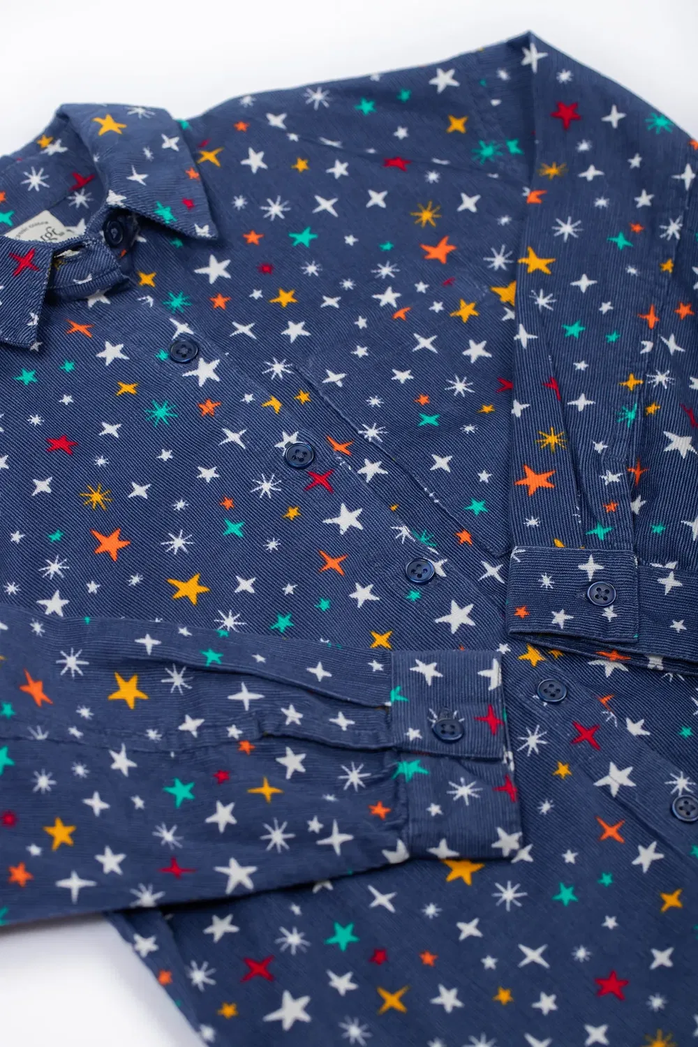 Детская рубашка Jenson Frugi, Navy — фото 2