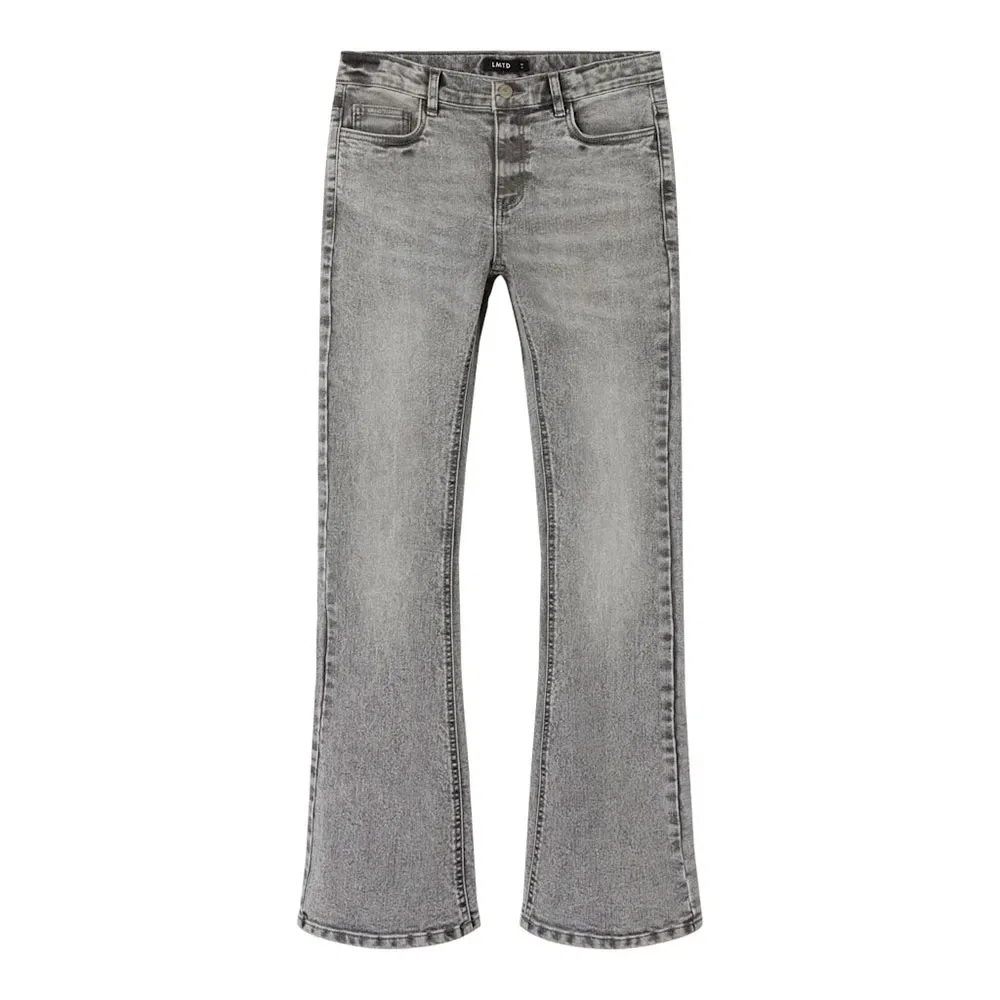 Детские джинсы для девочек с клешем Tianna Name it, Grey — фото 3