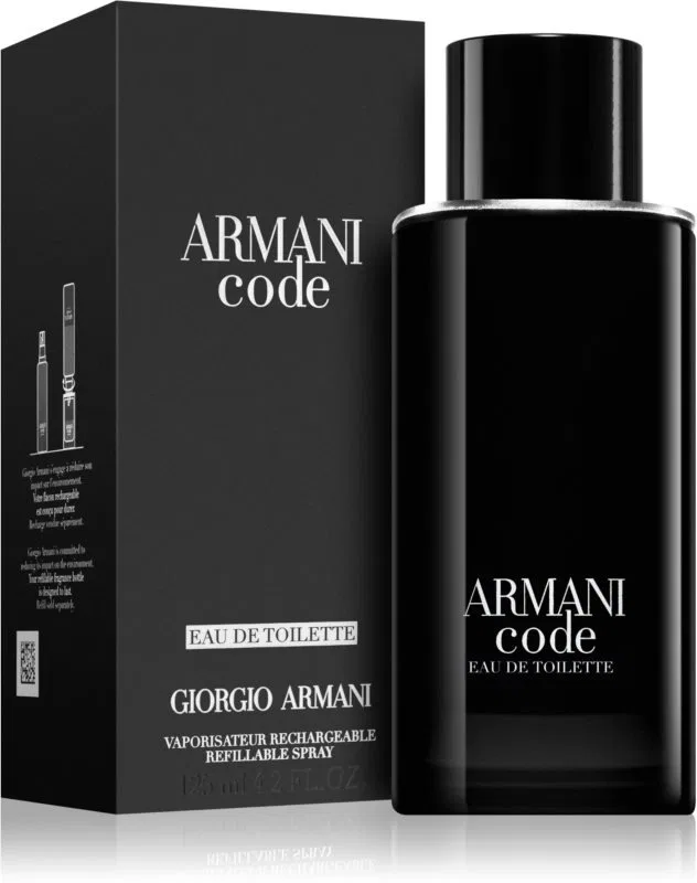 Мужская туалетная вода Code Refillable Giorgio Armani, 125 мл