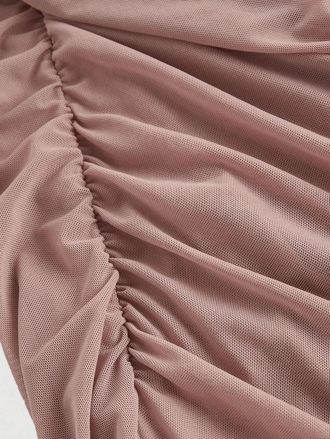 Женское элегантное платье-комбинация на бретелях с открытой спиной, Pink — фото 4