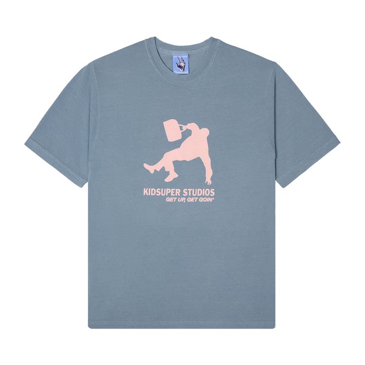 

Футболка KidSuper Get Up Get Goin Tee 'Slate', синий