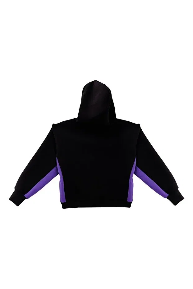 Детские свитшот для девочек с вышивкой Jazziee, Black — фото 2