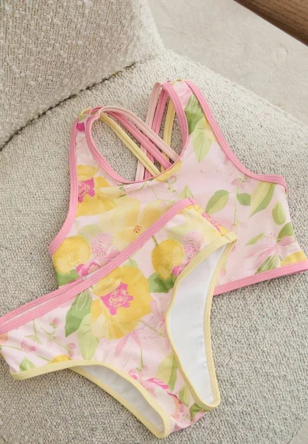 Бикини комплект с цветочным принтом Yaz, Reiss, Pink Print, розовый — фото 3