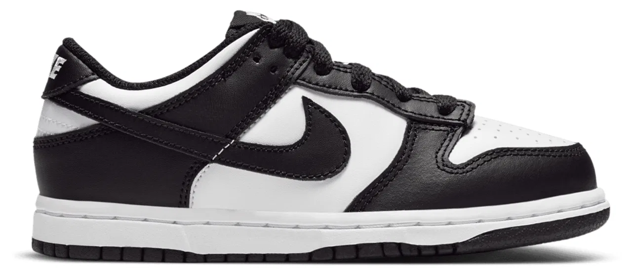 Кроссовки для мальчиков Dunk Low Nike, цвет White/Black/White