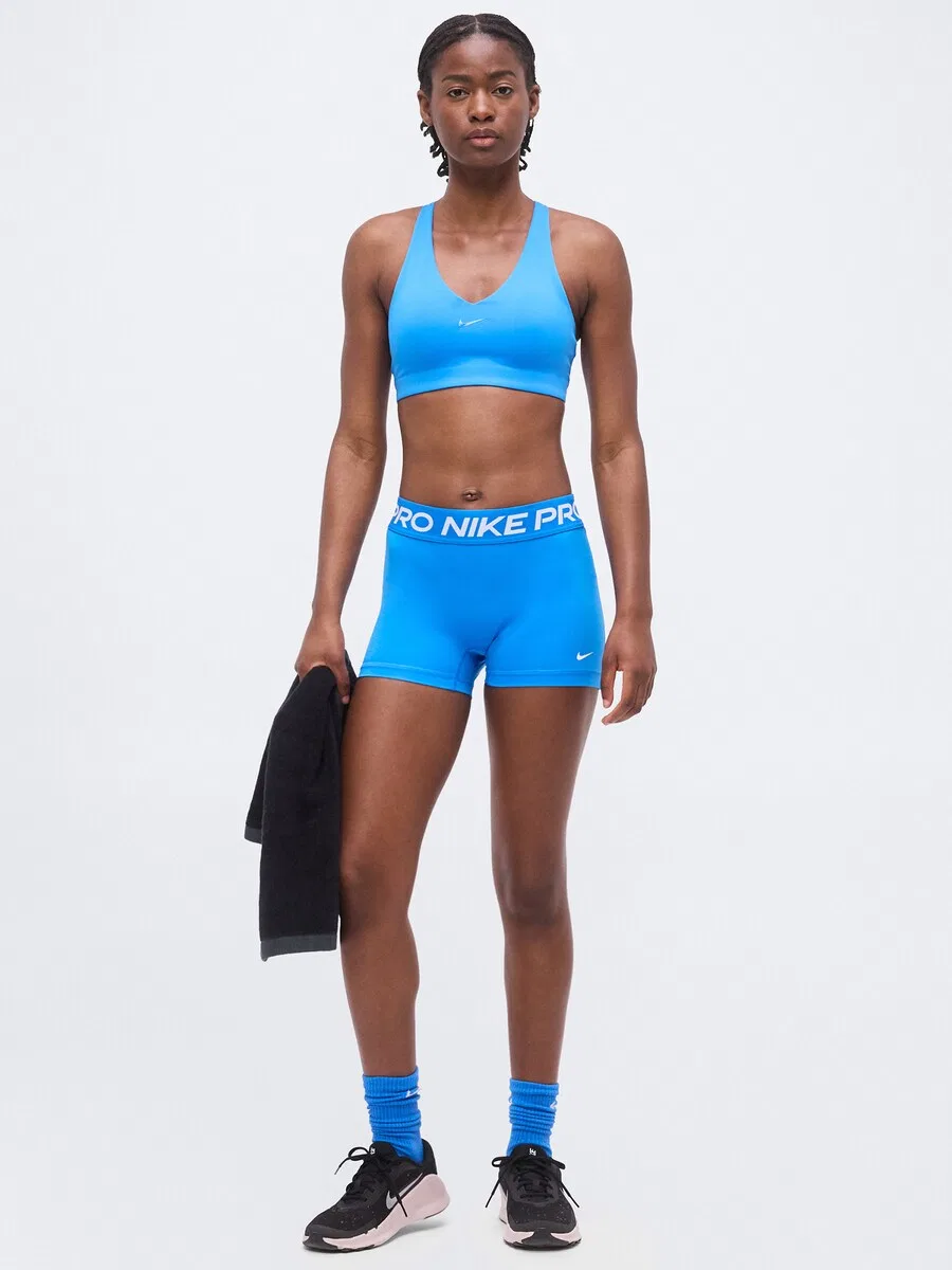 Узкие спортивные шорты NIKE 'NP 365' в лазурном цвете — фото 4