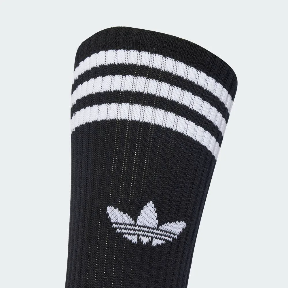 Высокие носки с тремя полосками, комплект из 3 пар. Adidas, black — фото 3