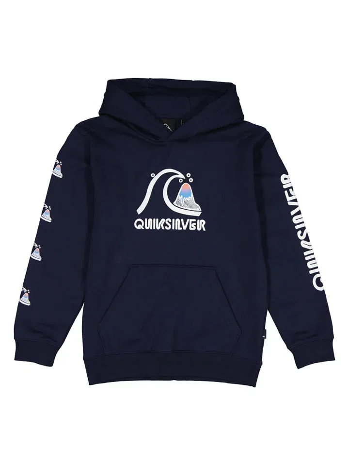 Худи с принтом Bubble Fun Quiksilver, темно-синий