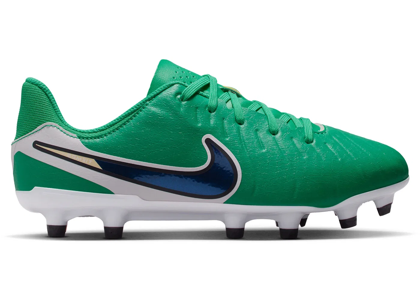 Детские бутсы с длинным рукавом Nike Tiempo Legend 10 Academy MG, Stadium Green/Dark Obsidian