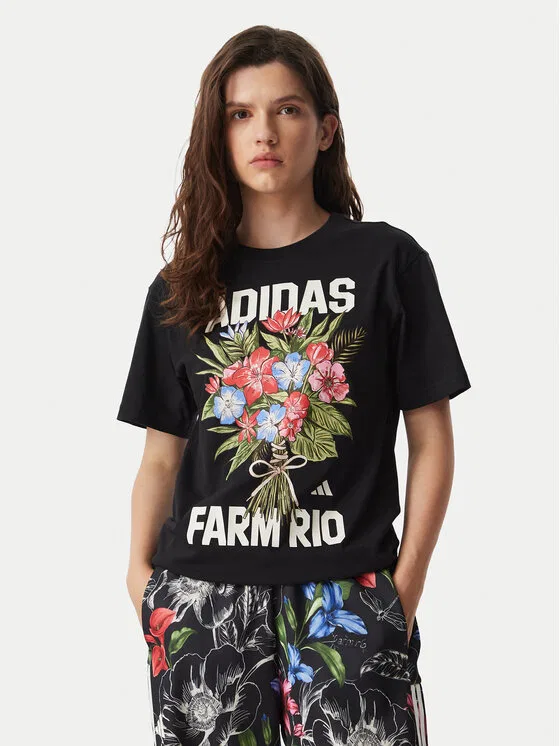 Футболка regular fit Fram Rio Graphic Adidas, черный