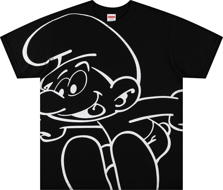 

Футболка Supreme x Smurfs Tee 'Black', черный