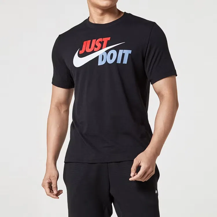 Футболка с принтом Nike Sportswear Just Do It Swoosh, черный — фото 3
