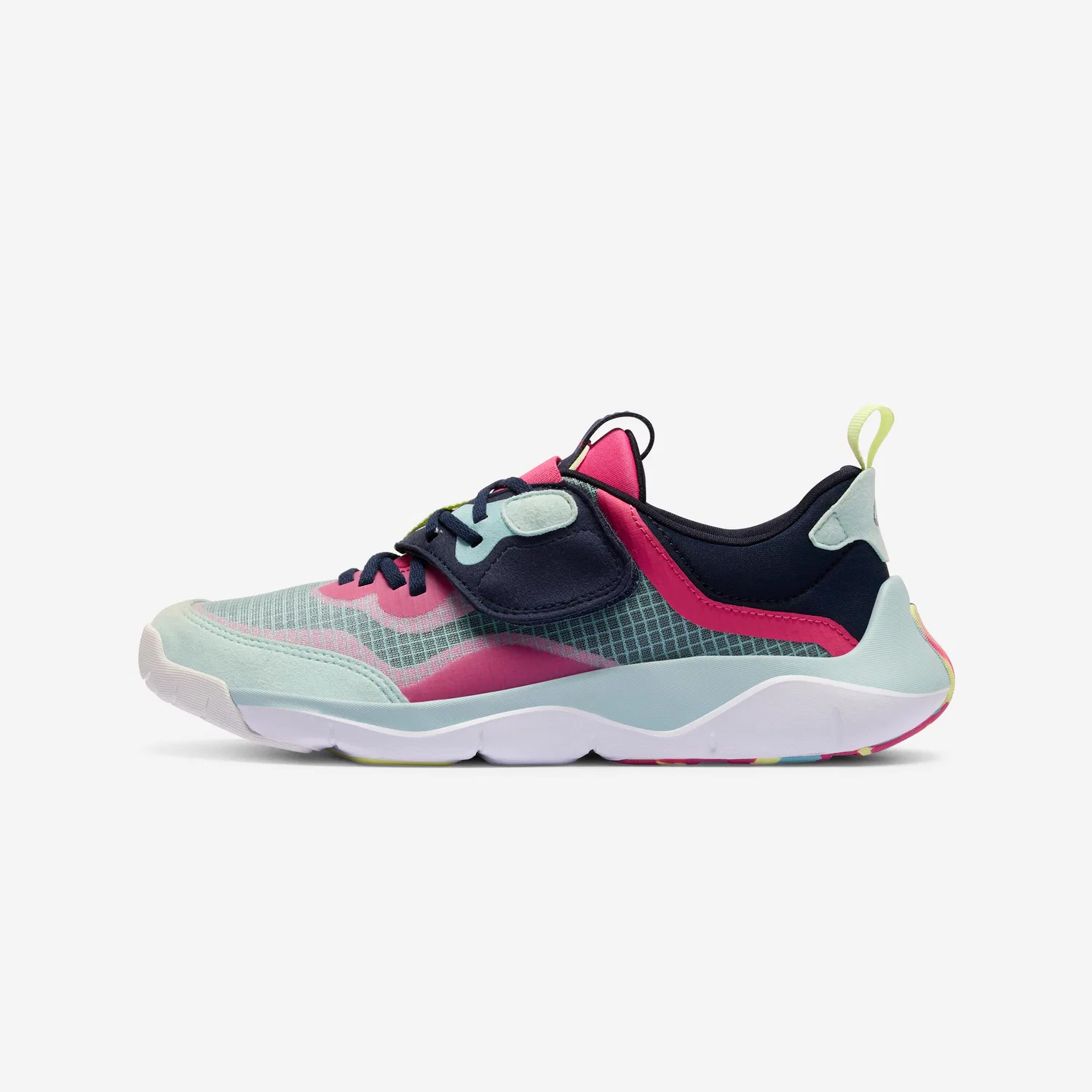 Детские спортивные кроссовки с легким надеванием Playful City Decathlon, Arktisches Blau Stahlblau