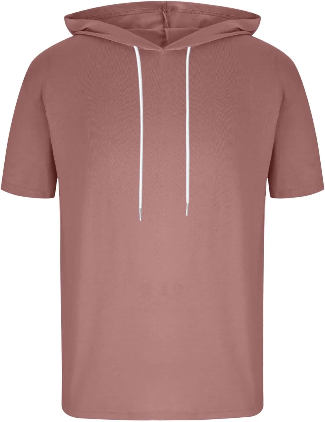 Мужская свободная футболка с капюшоном Athletic Hoodie, Pink — фото 2
