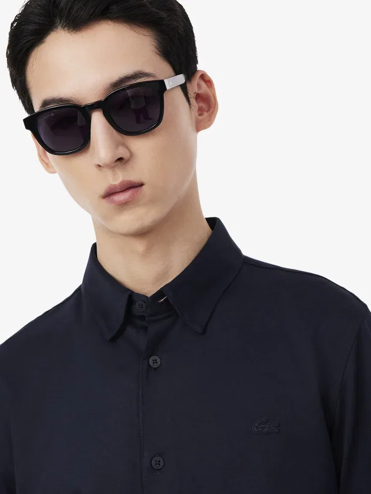 Рубашка с длинным рукавом Easy Care LACOSTE, Navy — фото 2